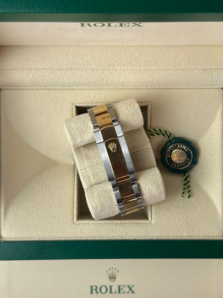 Datejust 41 Steel & yellow gold black dial Oyster bracelet