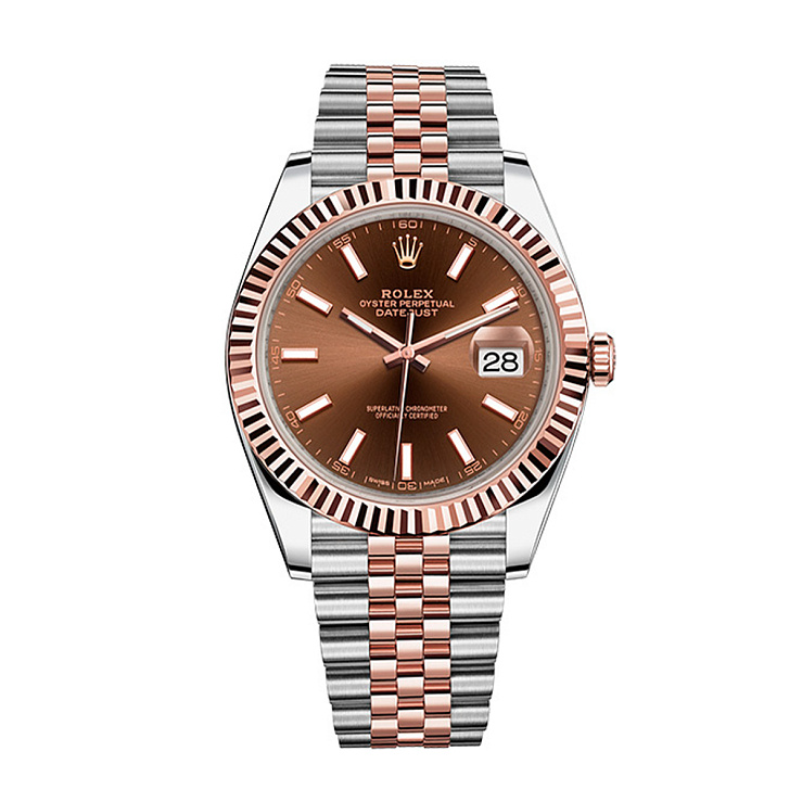 Datejust 41mm Steel and Everose Gold