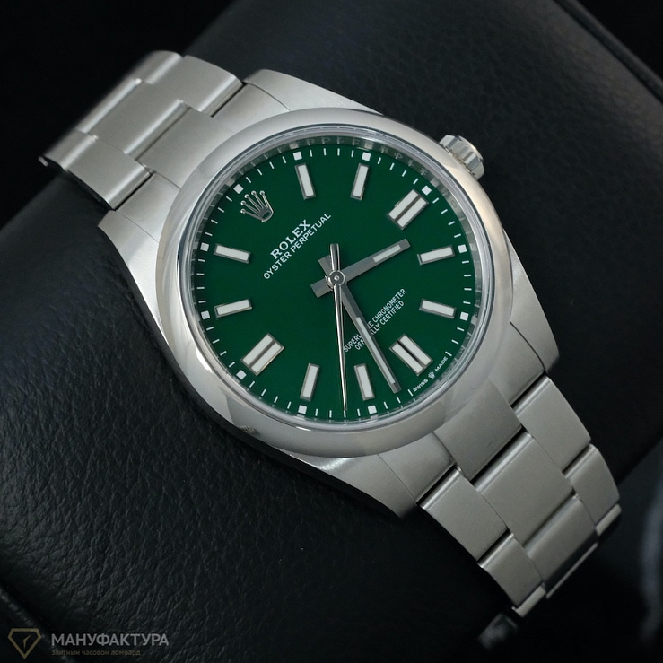 Oyster Perpetual 41 mm Green Dial