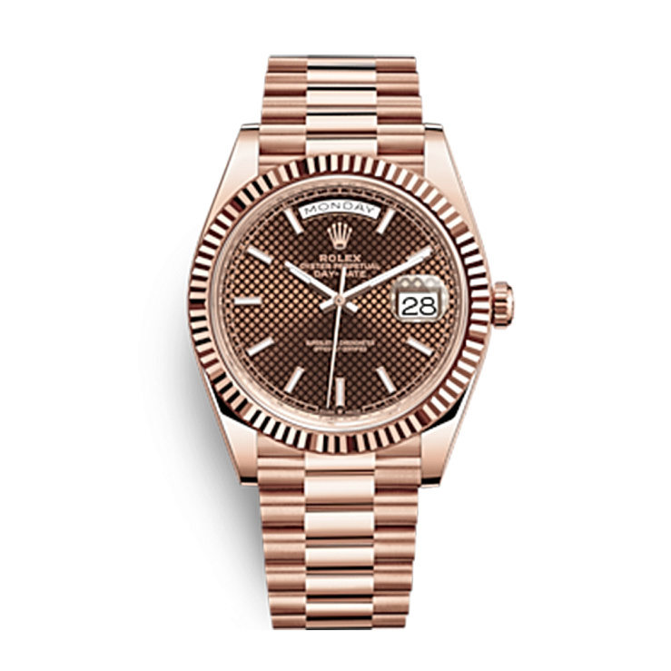 Day-Date Rose Gold Chocolate Dial 2021