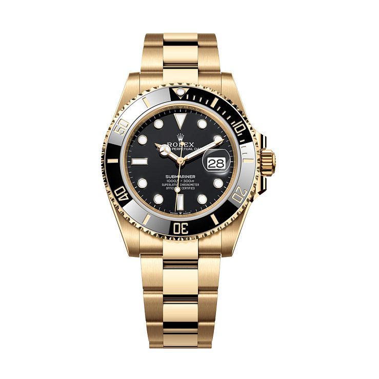 Submariner Date Black Dial Yellow Gold 41mm