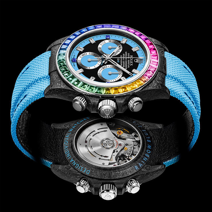 Rolex Daytona 40 Mm Rainbow Blue