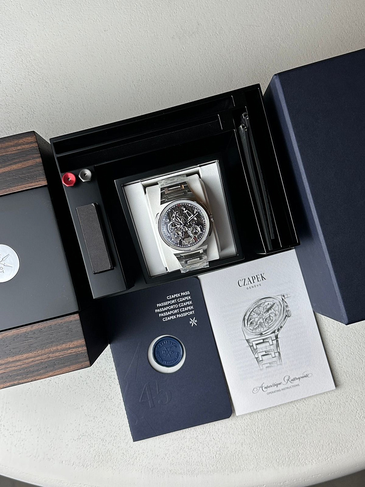 Czapek & Cie: Antarctique Rattrapante Ice Blue New