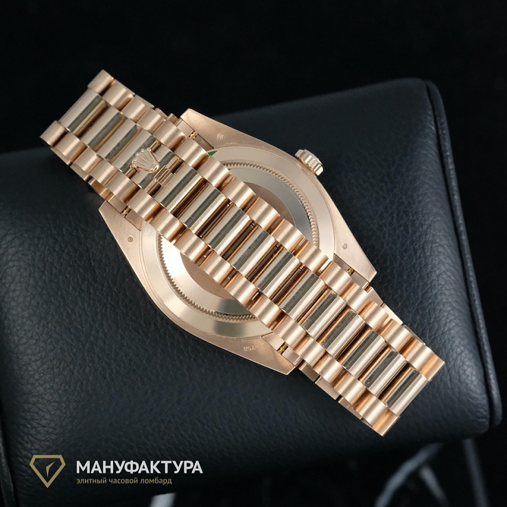 Day-Date Rose Gold Olive Dial