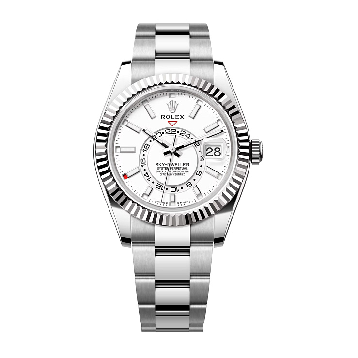 Sky-Dweller White Dial Oyster bracelet