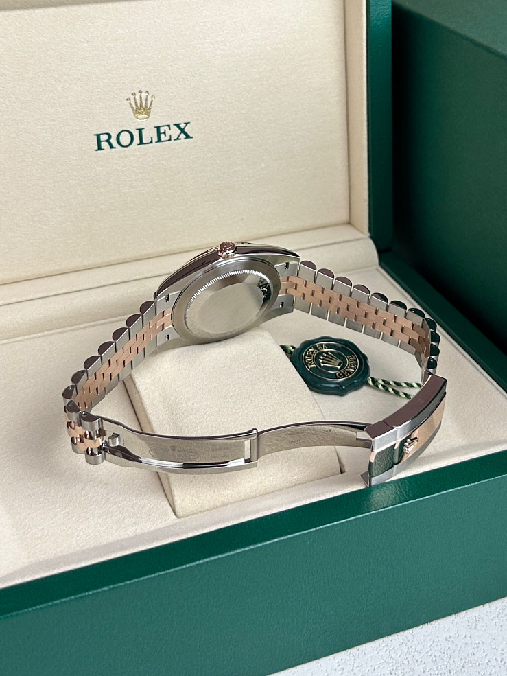 Datejust 41mm Steel & Rose Gold Chocolate Diamond Dial Jubilee Bracelet