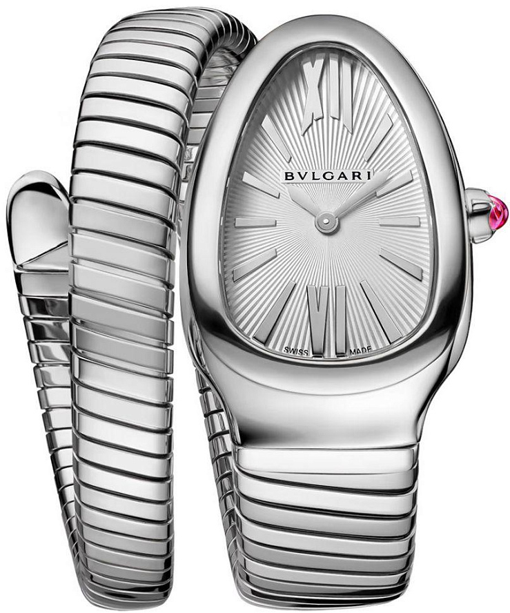 Bvlgari Serpenti Tubogas Steel Silver Dial