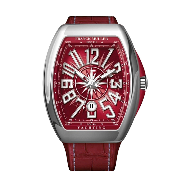 Vanguard Yachting Steel Red dial 45mm