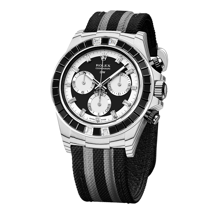 Rolex Daytona 40 Mm Rainbow Sport Black