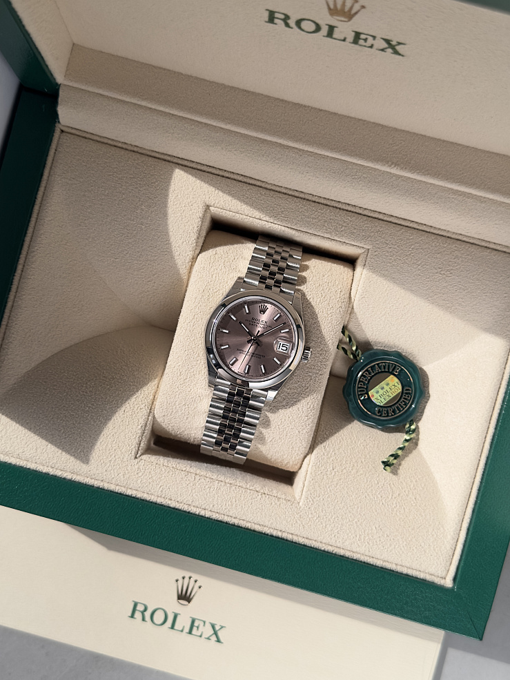 Datejust 31mm Steel Pink Dial Jubilee bracelet