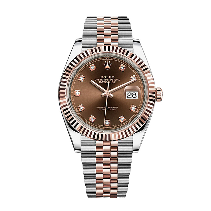 Oyster Perpetual Datejust Rolesor Everose Jubilee Bracelet 41mm 2020