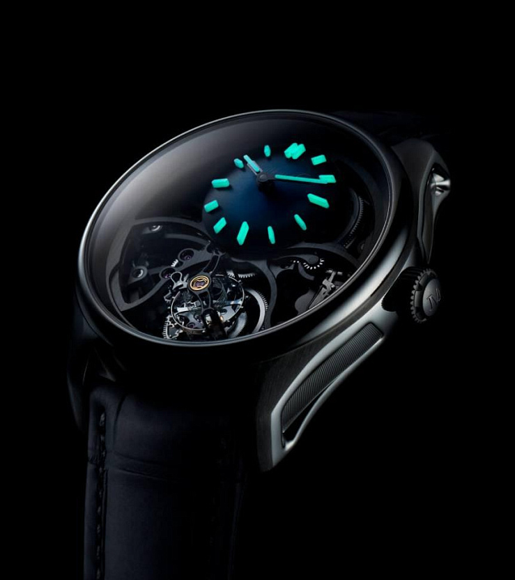 H. Moser & Cie Pioneer Cylindrical Tourbillon Skeleton