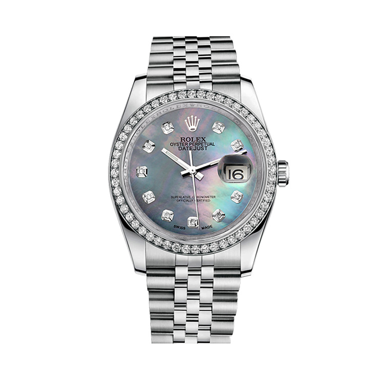 Datejust 36 mm Custom Diamonds MOP Dial 