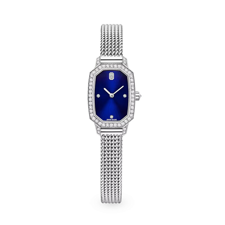 EMERALD 18KT WHITE GOLD LADIES WATCH