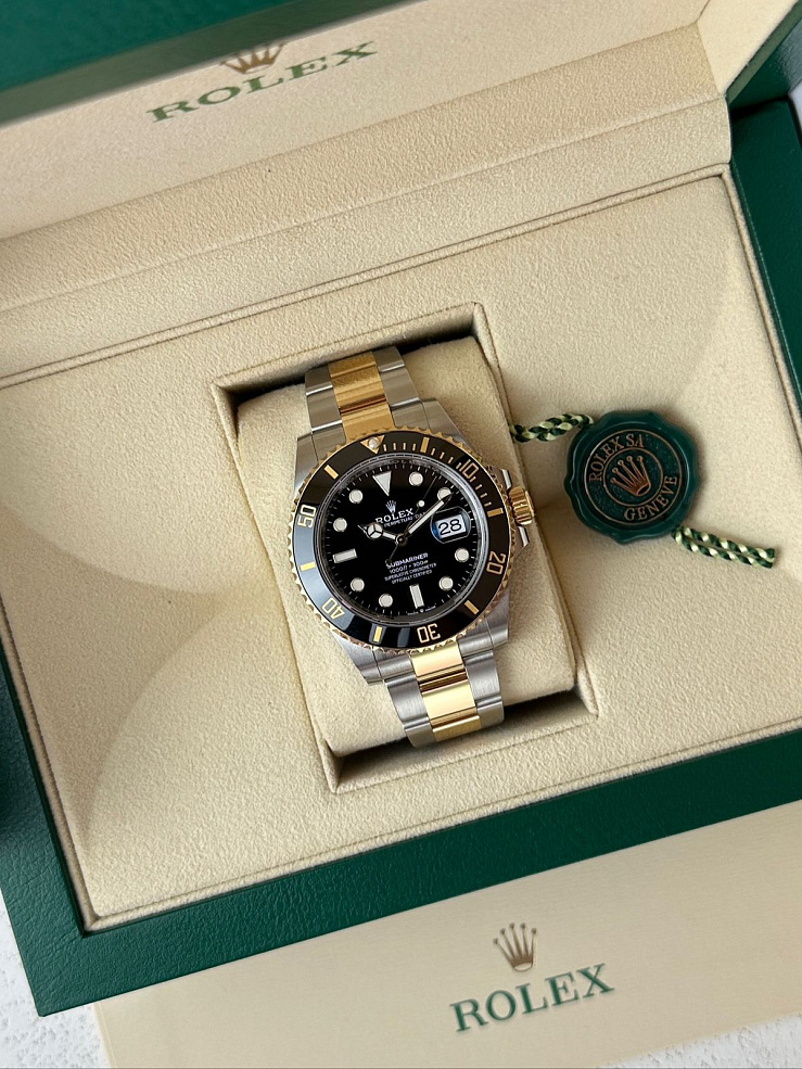 Submariner 41mm Steel & Gold Black