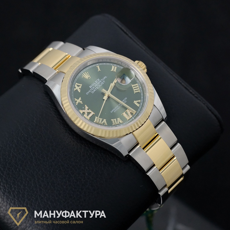 Oyster Perpetual Datejust 36 mm Rolesor Oystersteel and Yellow Gold