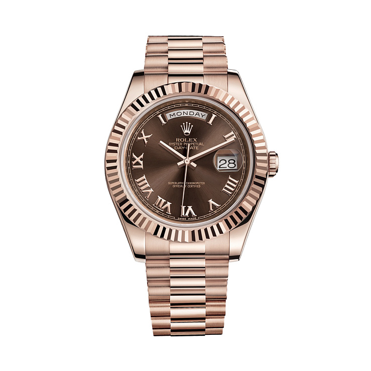 Day-Date II President Everose Gold Chocolate Dial