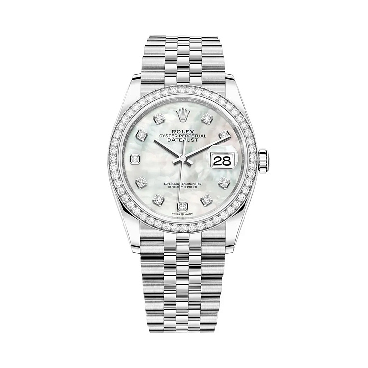 Datejust 36mm Diamond bezel Mother of Pearl dial