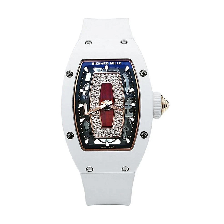 RM07-01 RG-ATZ DIAMOND SET RED JASPER DIAL