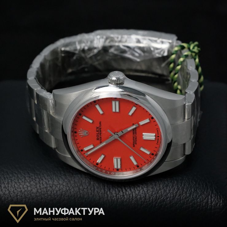 Oyster Perpetual 41 mm Coral Red Dial