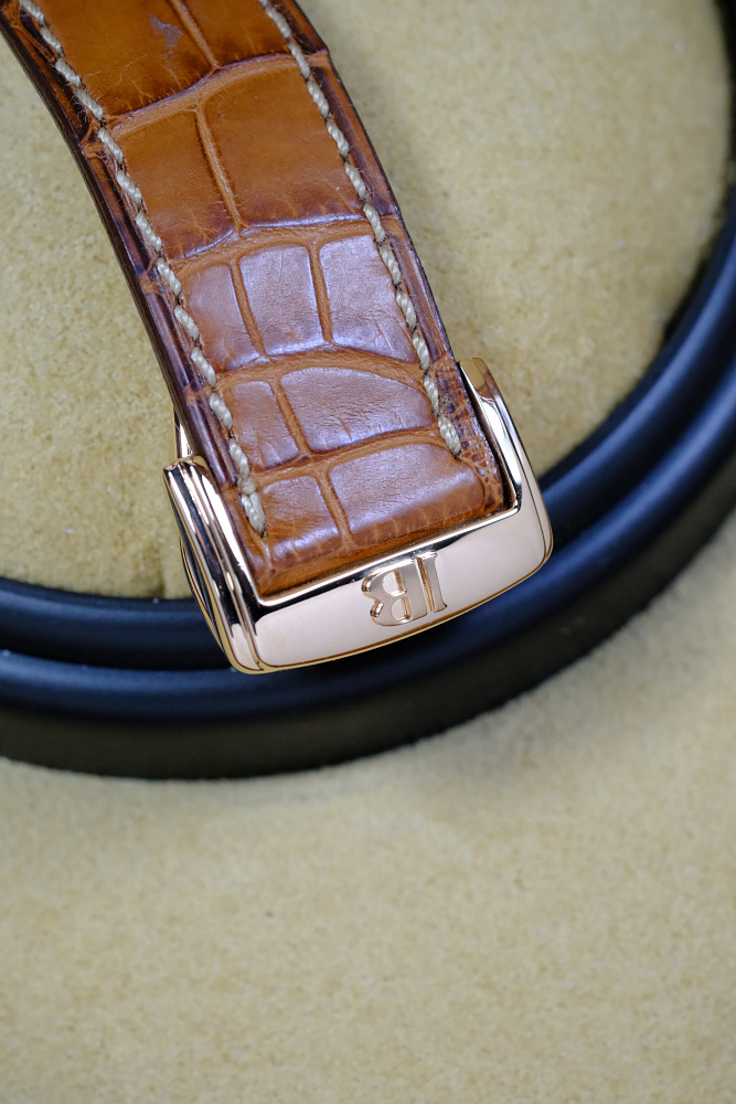 Half Hunter Rose Gold Blue Dial 39 Mm