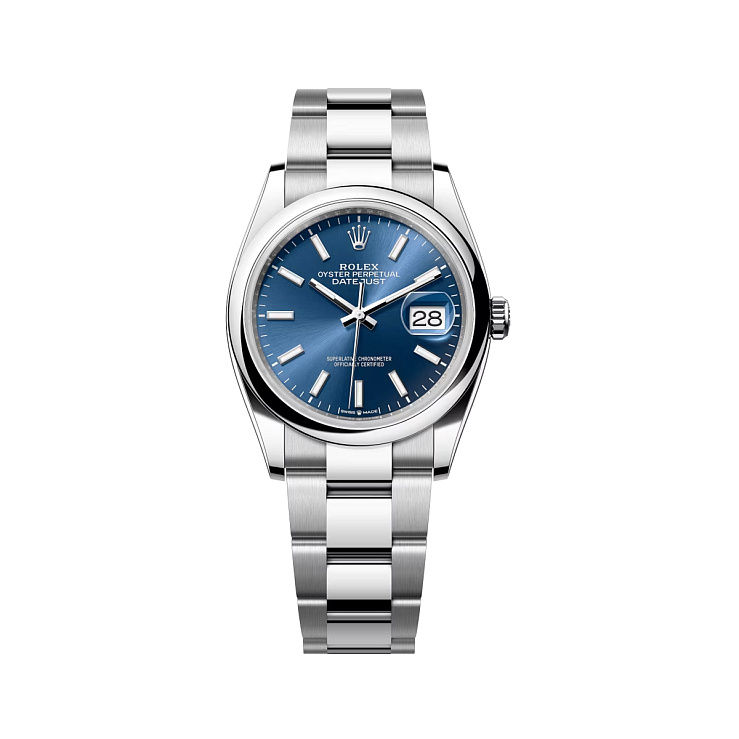 Datejust 36mm Steel Blue Dial Oyster Bracelet