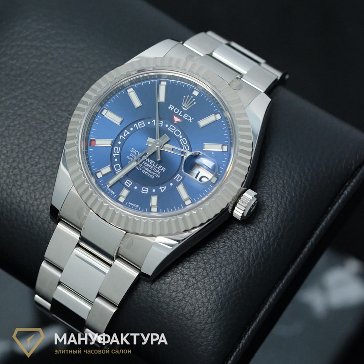 Sky-Dweller Steel Blue Dial