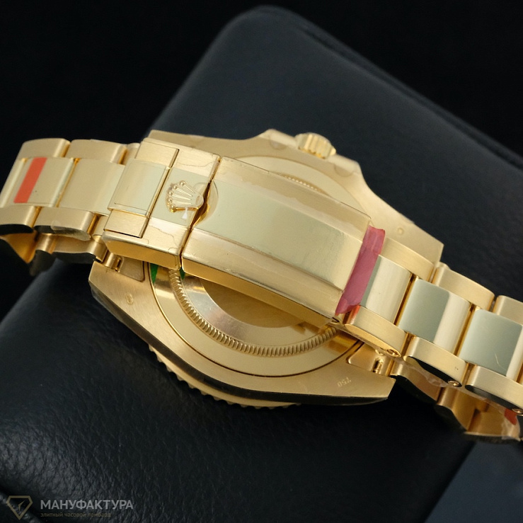 GMT Master Yellow Gold Green Dial