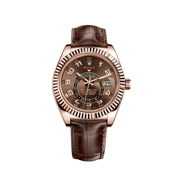 Sky-Dweller Everose Gold Chocolate Dial
