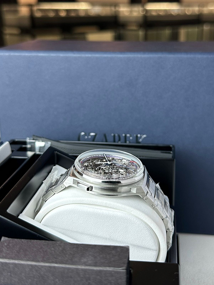 Czapek & Cie: Antarctique Rattrapante Ice Blue New