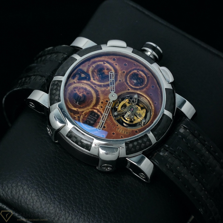Tourbilion Rusted steel T-oxy III Tourbillon black Extreme