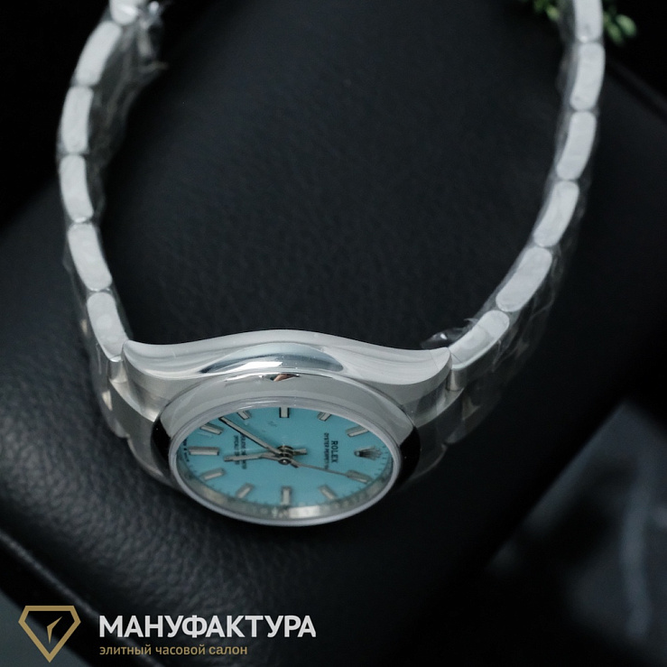 Oyster Perpetual Turquoise Blue 31mm