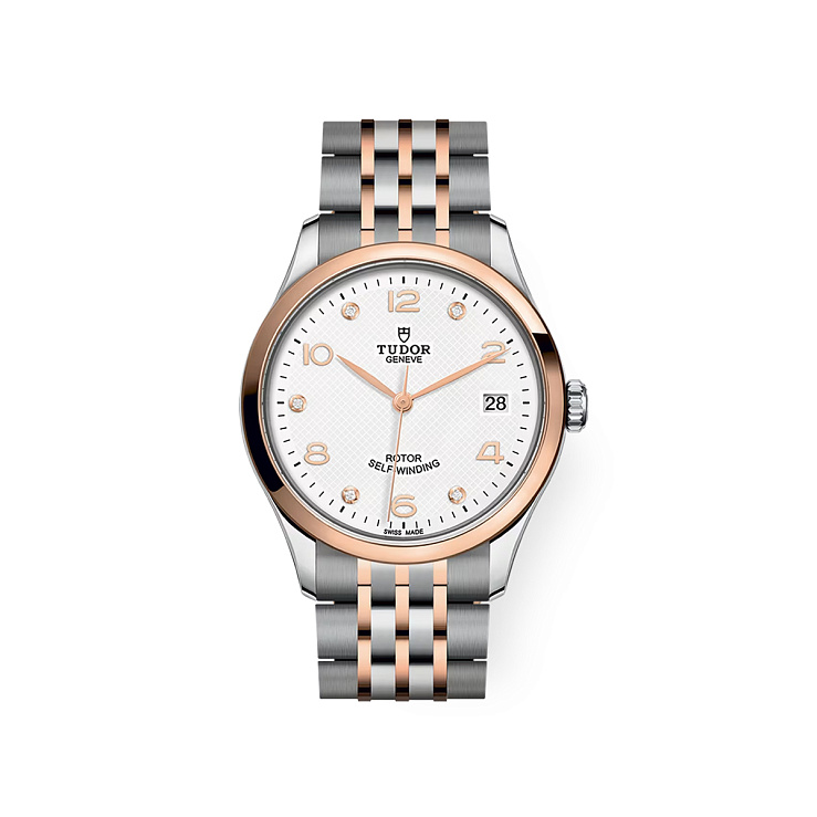 1926 steel and rose 36mm gold diamond dial