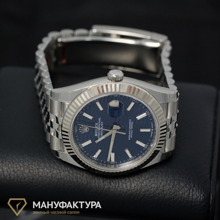 Datejust 41mm Blue Fluted Motif 2022