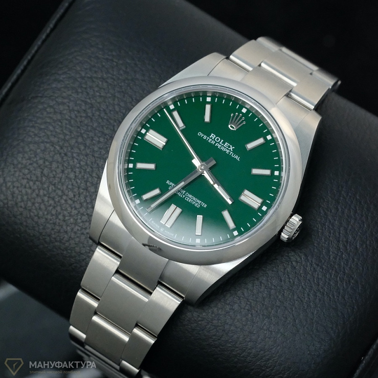 Oyster Perpetual 41 mm Green Dial