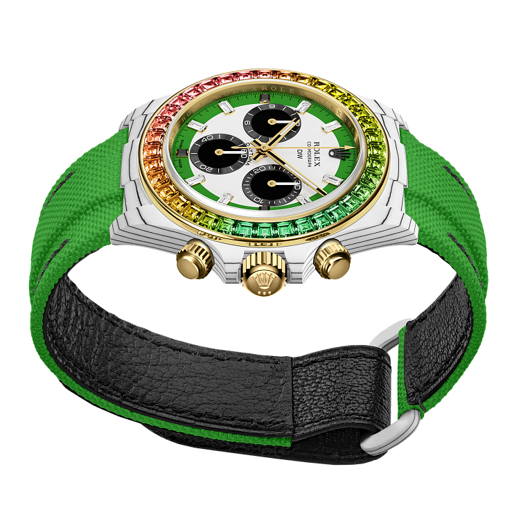 Rolex Daytona 40 Mm Rainbow Wild Green