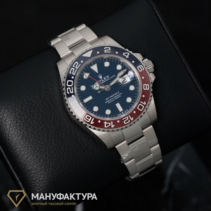 GMT Master II Pepsi White Gold