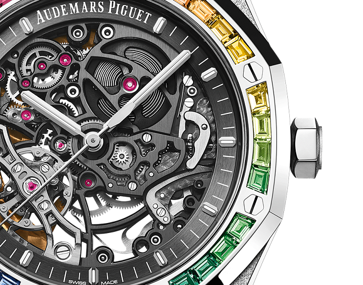 Royal Oak Frosted Gold Double Balance Wheel Openworked