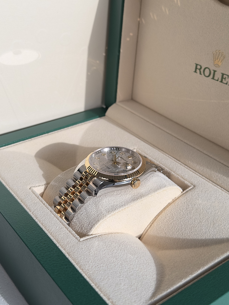 Datejust 36mm Steel & Yellow Gold Computer Diamond Dial Jubilee Bracelet