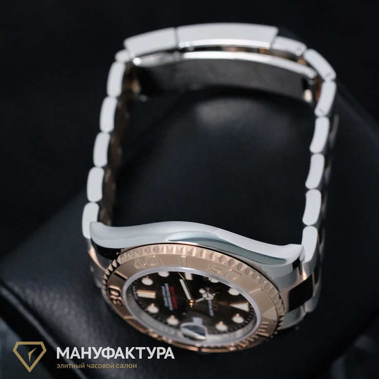 Yacht Master 40mm Steel Everose Chocolate Dial