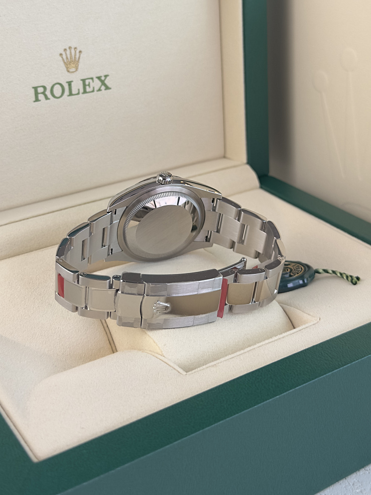 Datejust 36mm Steel & White Gold Blue Dial Oyster Bracelet