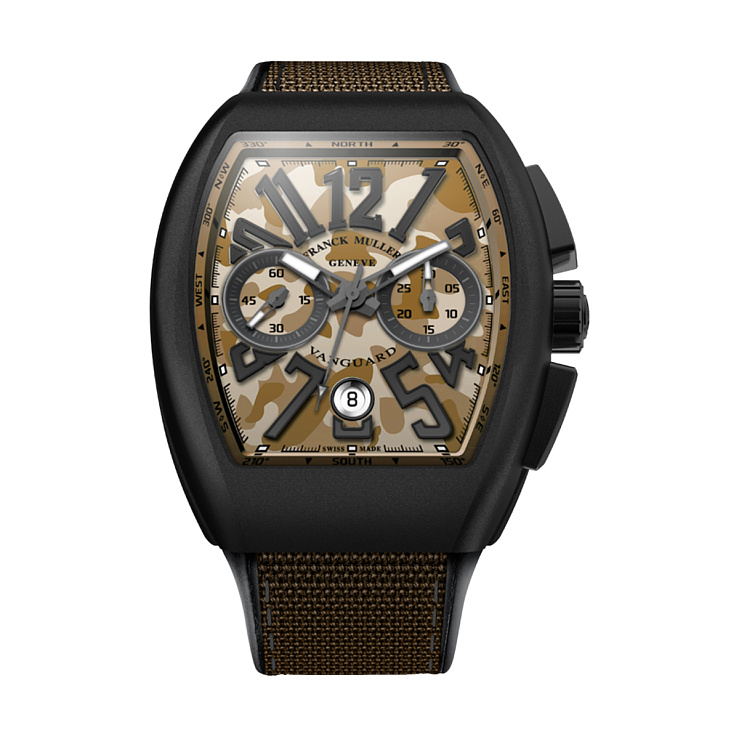 Vanguard Camouflage Chronograph Brown Dial Titanium