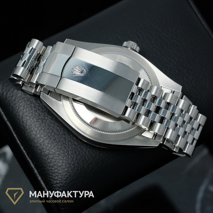 Sky-Dweller Steel Black Dial