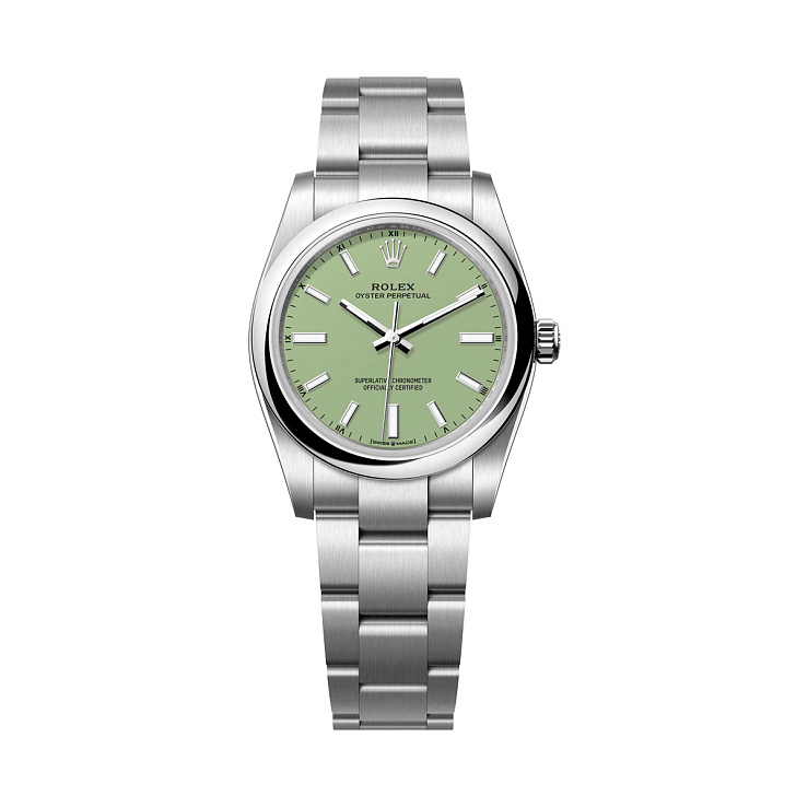 Oyster Perpetual 34mm Pistachio