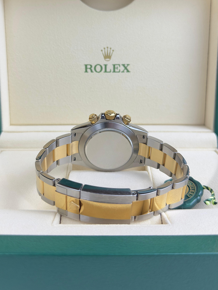 Cosmograph Daytona Steel and Yellow gold White Dial