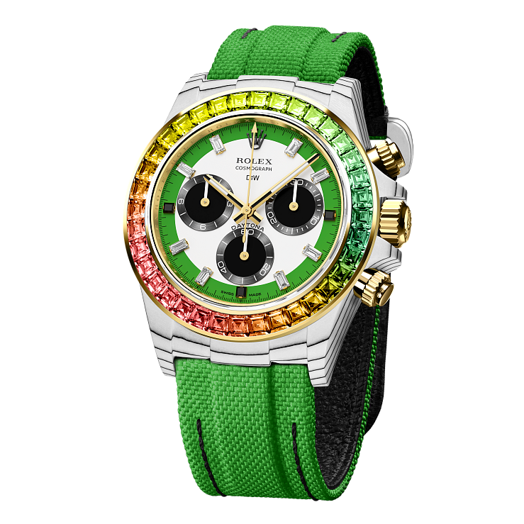 Rolex Daytona 40 Mm Rainbow Wild Green