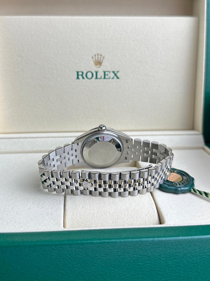 Datejust 31mm Steel & White gold Purple VI Diamond Dial Jubilee Bracelet