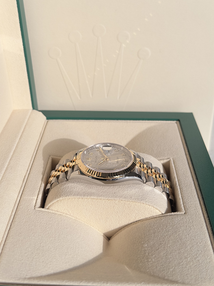 Datejust 36mm Steel & Yellow Gold Computer Diamond Dial Jubilee Bracelet