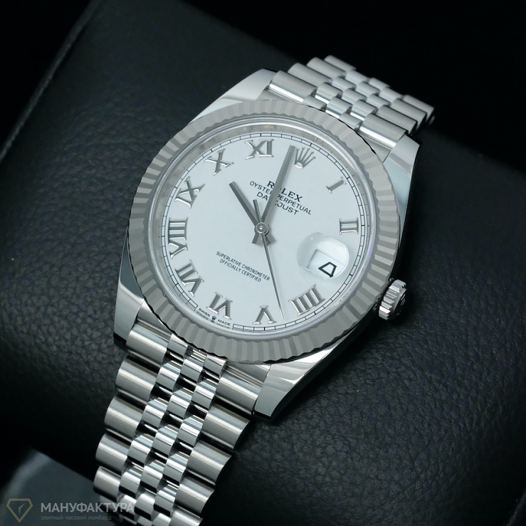 Datejust II 41mm White Dial Roman 2021