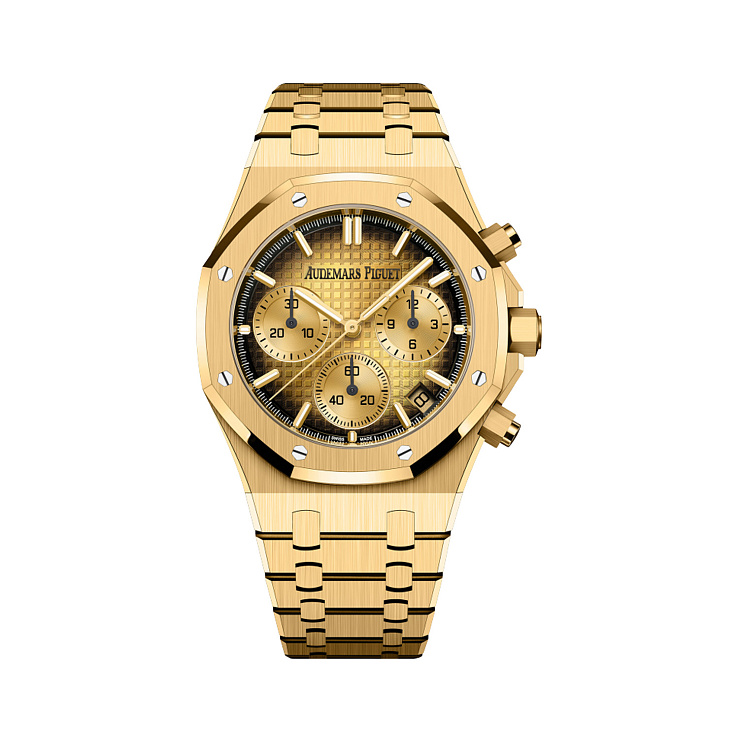 Royal Oak Selfwinding Chronograph Yellow Gold SMOKED DIAL
